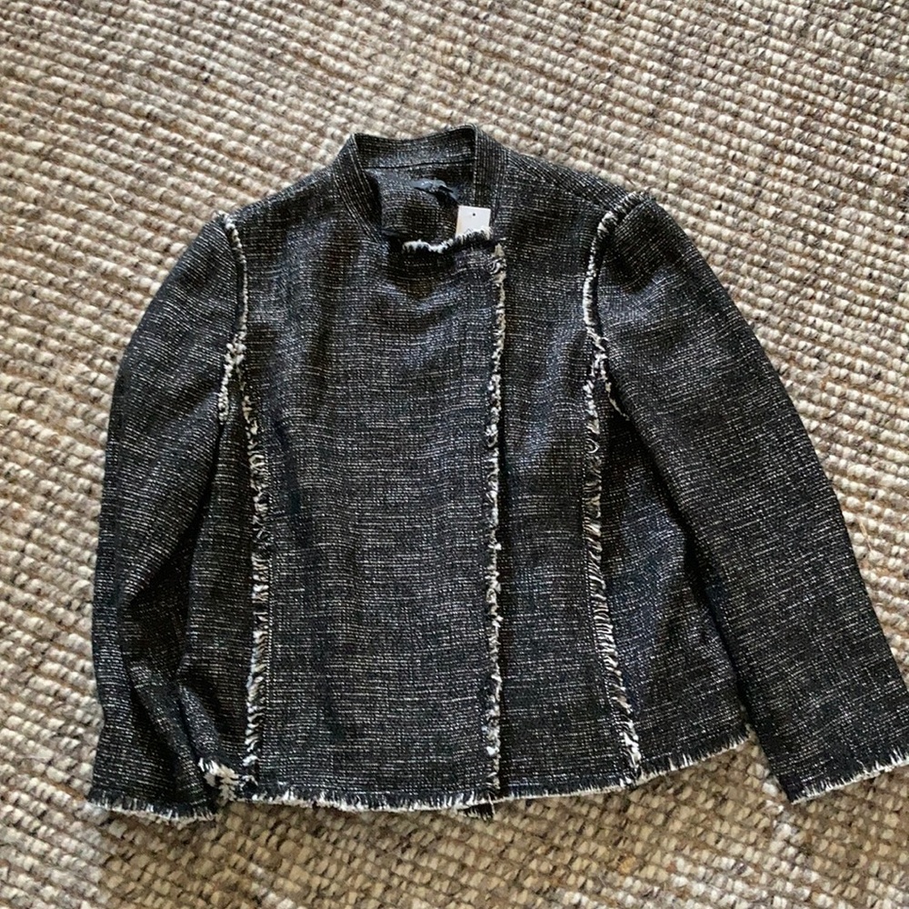 Black and cream boy or jacket